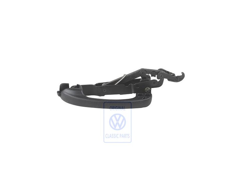 Original VW Top Lock Upper Part Rally Black - 1E0871383 03C