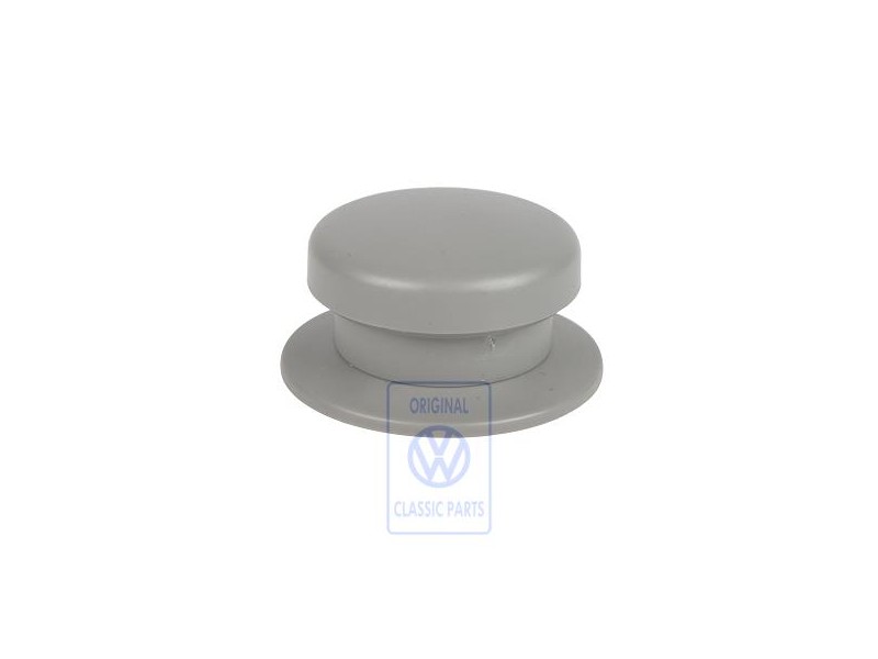 Original VW Press Stud-Upper Part Flannel Grey - 1E0871874 U71