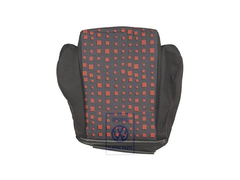 Original VW Seat Covering (Fabric) Black/Tropical Orange - 1E0881405ALGUT