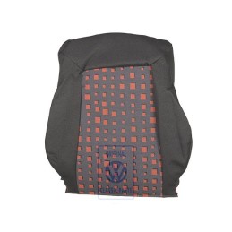 Original VW Backrest Cover (Fabric) Black/Tropical Orange - 1E0881805ALGUT