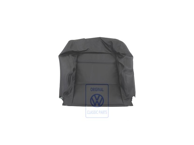 Original VW Backrest Cover (Leather/Leatherette) Black - 1E0881805E CLP