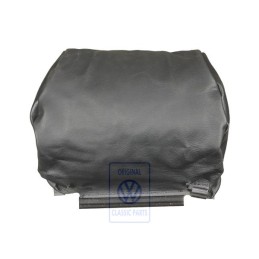 Original VW Head Restraint Cover (Alcantara/Leather) Black - 1E0881921M FAT