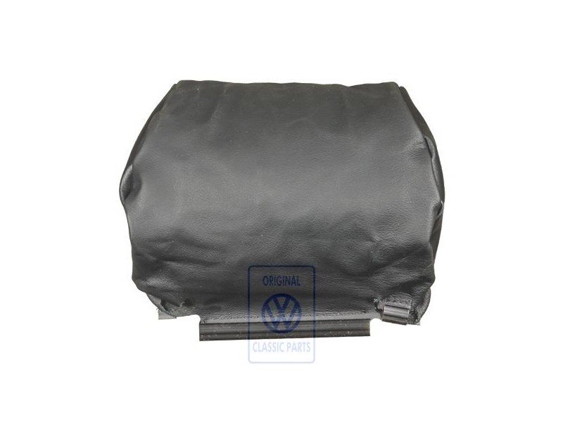 Original VW Head Restraint Cover (Alcantara/Leather) Black - 1E0881921M FAT
