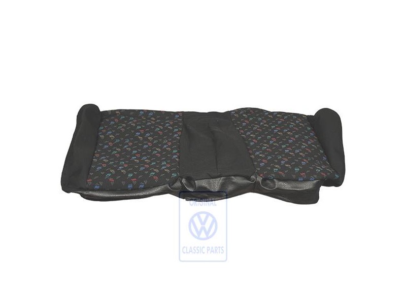 Original VW Seat Cover (Cloth/Leatherette) Black - 1E0885405D DMW