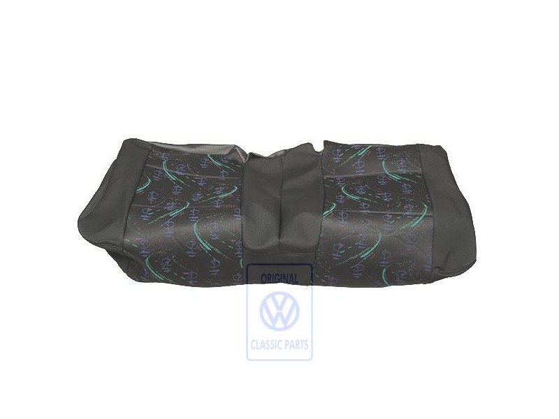 Original VW Seat Cover (Cloth/Leatherette) Black - 1E0885405D DXM