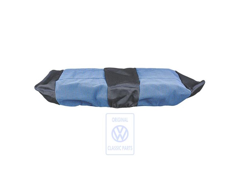 Original VW Seat Cover (Cloth/Leatherette) Blue/Black - 1E0885405J KMD