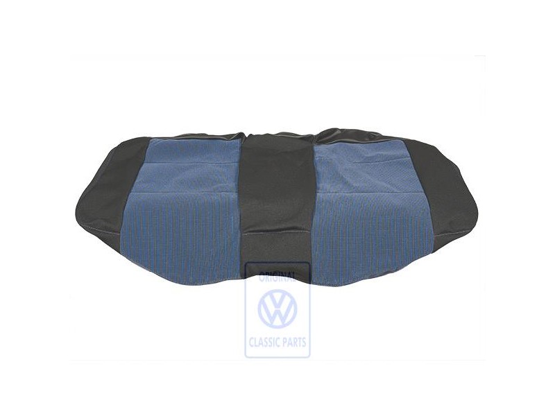 Original VW Seat Cover (Cloth/Leatherette) Blue/Black - 1E0885405J LNU