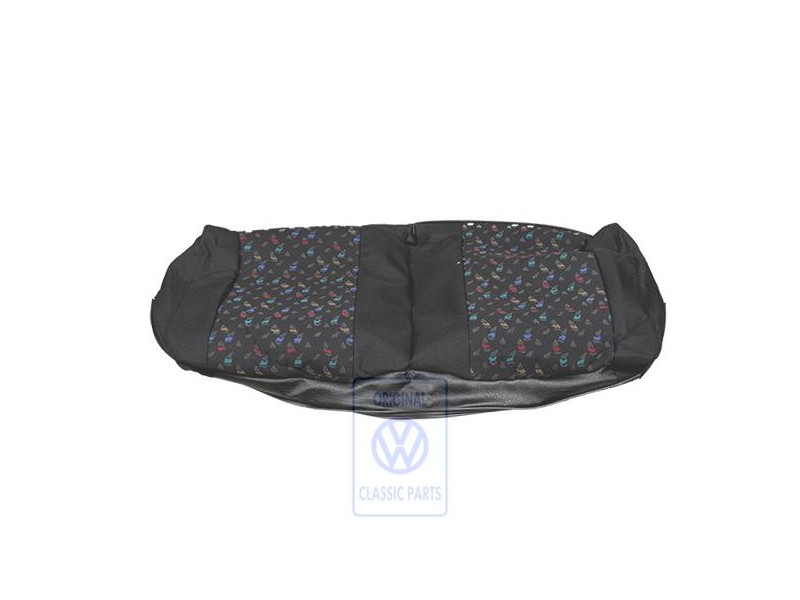 Original VW Backrest Cover (Cloth/Leatherette) Black - 1E0885805D DMW