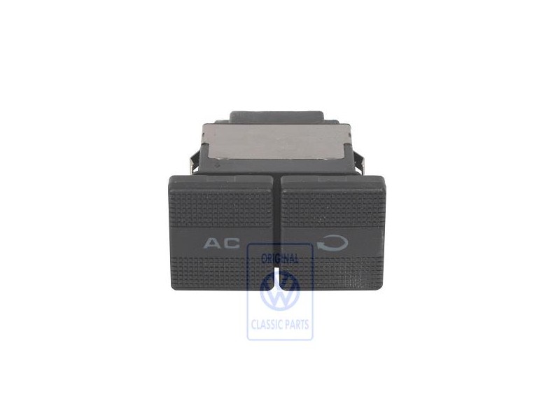 Original VW Switch For Air Conditioner Satin Black - 1E0959543 01C