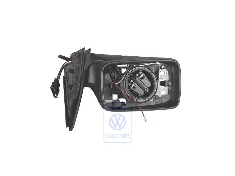 Original VW Exterior Mirror Housing Black - 1E1857507C 3FZ