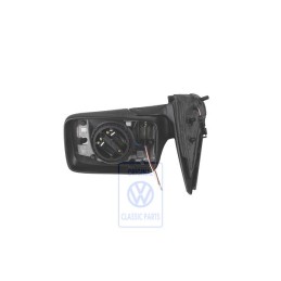 Original VW Exterior Mirror Housing Black - 1E1857508C 3FZ