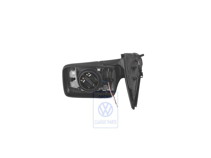 Original VW Exterior Mirror Housing Black - 1E1857508C 3FZ