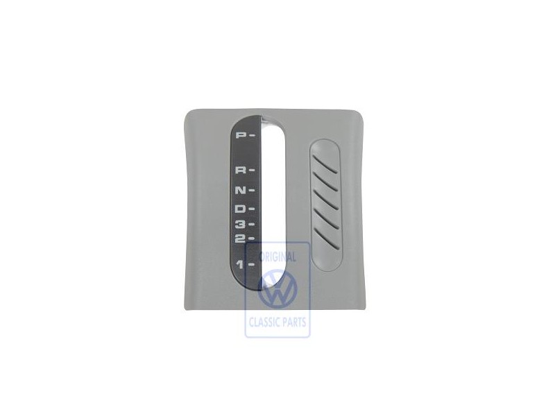 Original VW Trim For Gear Selector Flannel Grey - 1E1863209 U71