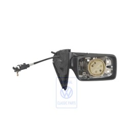 Original VW Exterior Mirror Housing Satin Black - 1E2857507 01C