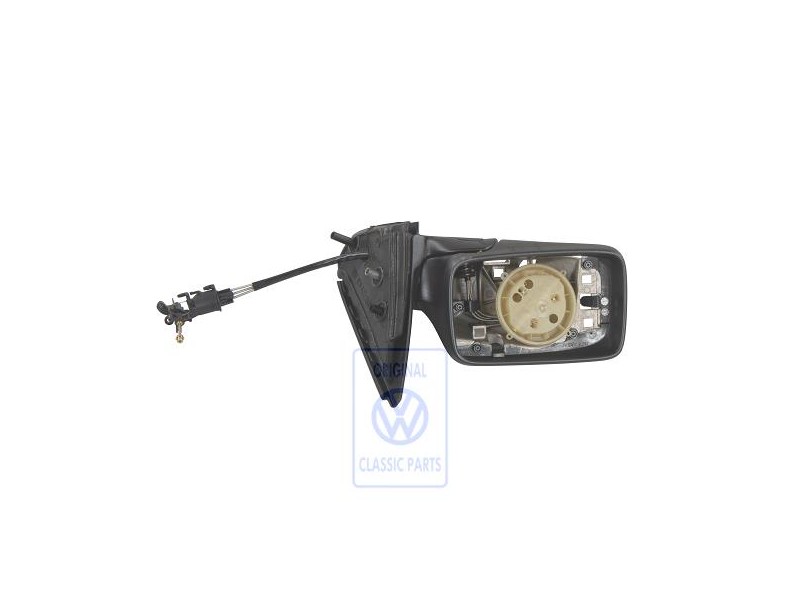 Original VW Exterior Mirror Housing Satin Black - 1E2857507 01C