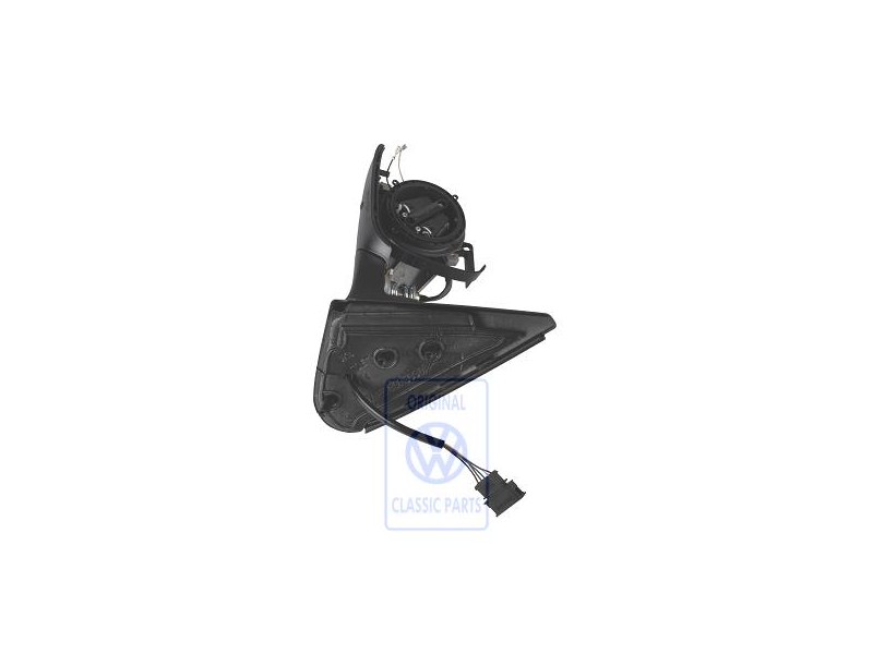 Original VW Exterior Mirror Housing Satin Black - 1E2857507E 01C