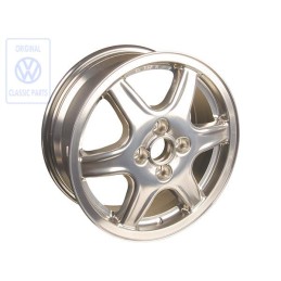 Original VW Aluminium Rim Burnished Aluminium - 1H0601025AE2ZQ