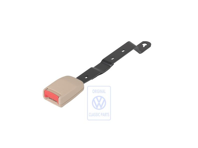 Original VW Belt Latch Light Beige/Fire Red - 1HM857756 FCR