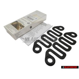 Original VW Front Seats Headrest Hook Hangers Set - 000061126A 041