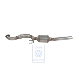 Original VW Exhaust Pipe With Catalyst - 1J0254505KX