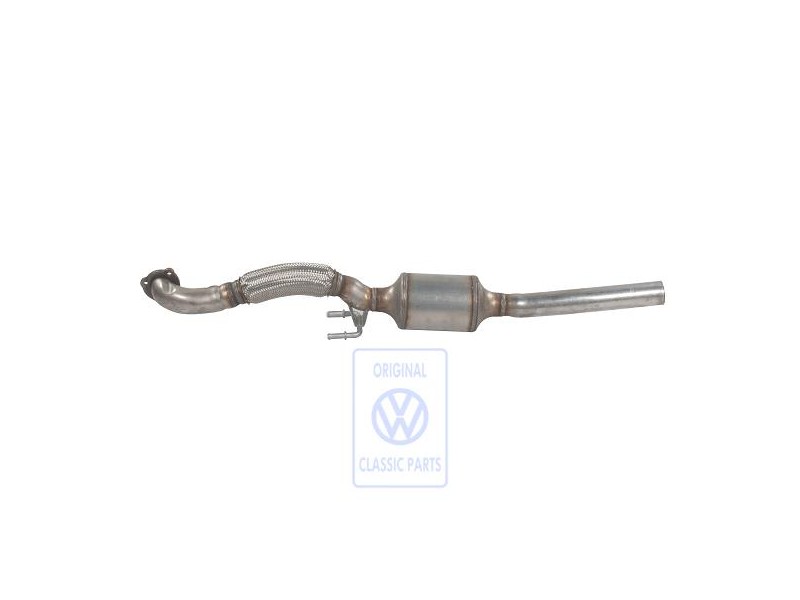 Original VW Exhaust Pipe With Catalyst - 1J0254505KX