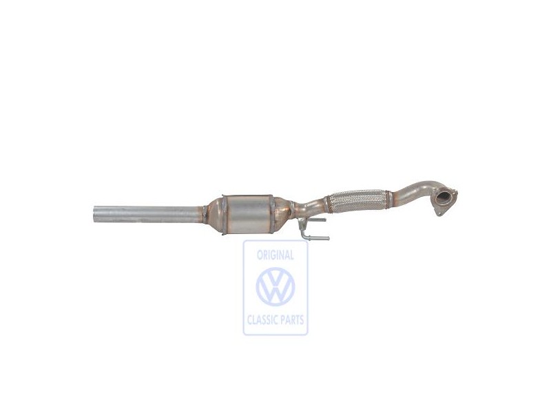 Original VW Exhaust Pipe With Catalyst - 1J0254505QX