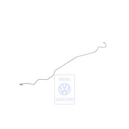 Original VW Brake Line From Distributor To Connecting Piece - 1J0611742C
