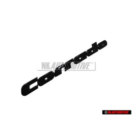 Original VW CORRADO Rear Boot Badge Emblem Black - 535853687