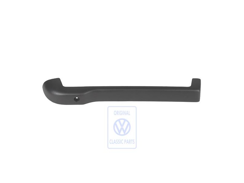 Original VW Cover For Guide Rail Satin Black - 1J0881348C 9B9
