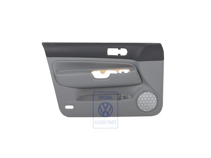 Original VW Door Panel Trim (Leather) Flannel Grey - 1J4867011GGLKX