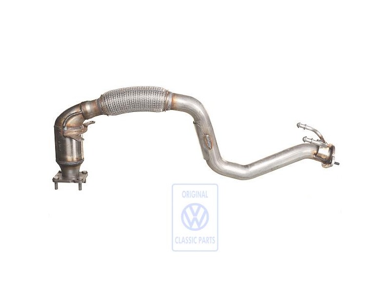 Original VW Exhaust Pipe With Pre-Catalyst - 1K0254300SX