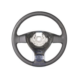 Original VW Steering Wheel (Leather) Light Grey - 1K0419091EQYRB