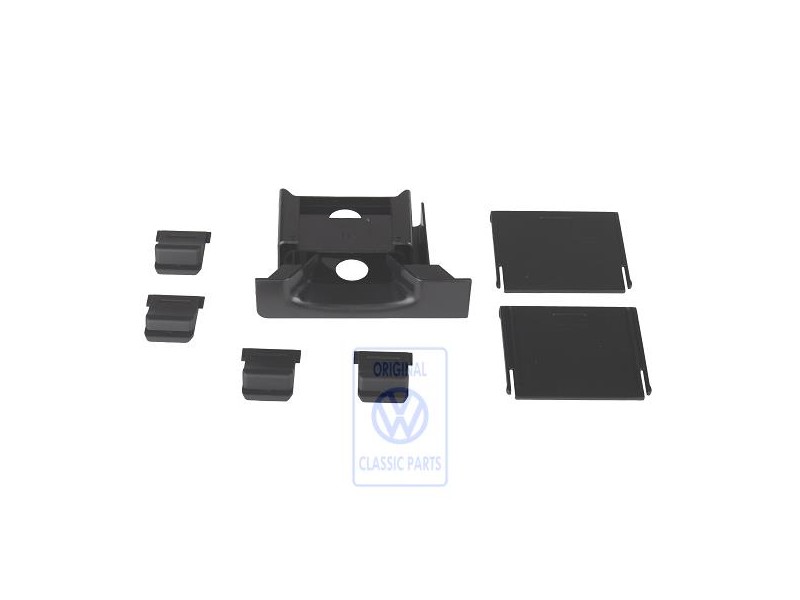 Original VW 1 Set Adapter Parts Satin Black - 1K0868003D 9B9