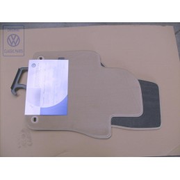 Original VW 1 Set Footmats (Textile) Pure Beige - 1K1061275P RYL