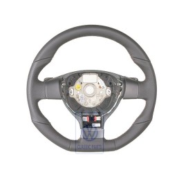 Original VW Steering Wheel (Leather) Black/Cashmere - 1K8419091M YCU