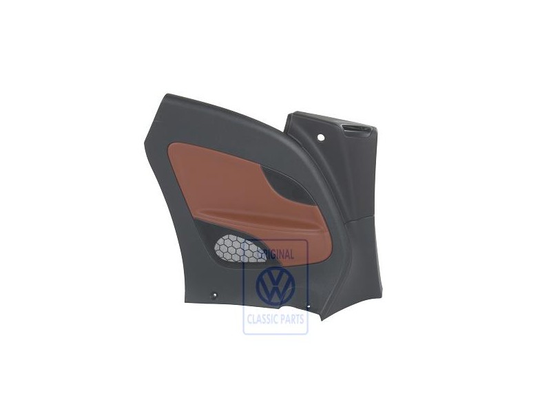 Original VW Side Trim (Leatherette) Titanium Black/Sioux - 1Q0867043EBAVC