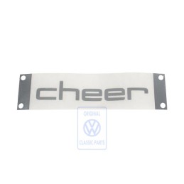 Original VW Film Lettering Silver/Black - 1S0853433D 4M1