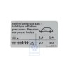 Original VW Data Plate For Tyre Pressure - 1T0010390M