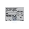 Original VW Data Plate For Tyre Pressure - 1T0010391G