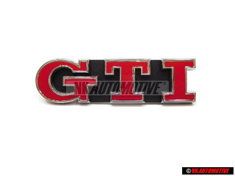 Original VW GTI Front Grill Badge Emblem Red - 5G0853675AFJZQ