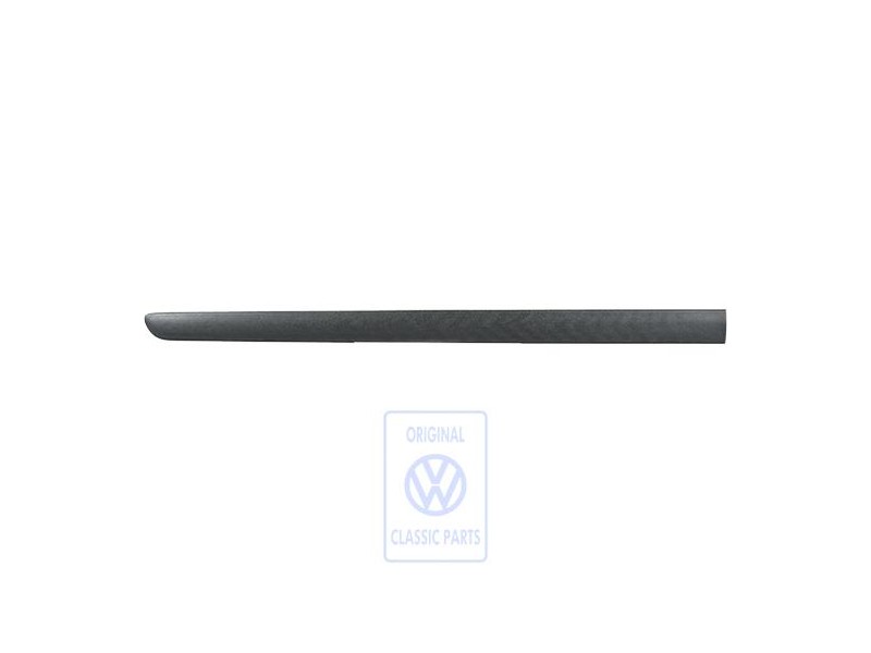 Original VW Protective Strip For Door Satin Black - 1T0853515B 9B9