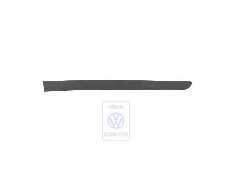Original VW Protective Strip For Door Satin Black - 1T0853753B 9B9