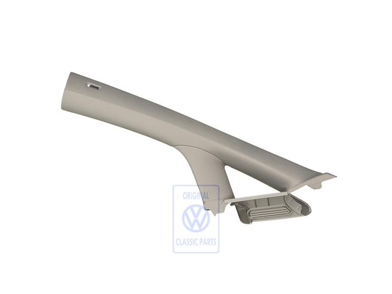 Original VW A-Pillar Trim Pearl Grey - 1T0867233E 6K8