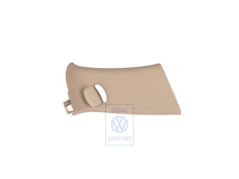 Original VW D-Pillar Trim Pure Beige - 1T0867245G 7B9