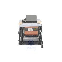 Original VW Seat Complete With Backrest (Leather) Artgrey - 1T0885022F PYT