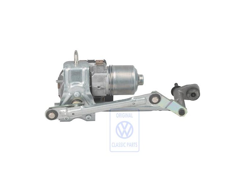 Original VW Window Wiper Mounting With Wiper Motor - 1T0955024G