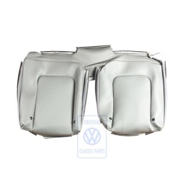 Original VW Backrest Cover (Leatherette) Flannel Grey - 1Y0885805B NZC