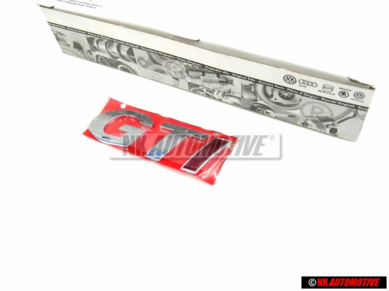 Original VW Brazil GTI Rear Boot Trunk Badge - 377853687CK