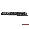 Original VW GOLF GTI Rear Badge Emblem Brushed Silver - 171853687K