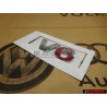 Original VW V6 Rear Badge Emblem Chrome Red - 1J0853675H GQF